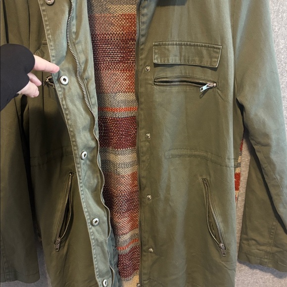 Thread & Supply Knit Sweater Jacket with Pattern size Large - Picture 7 of 12